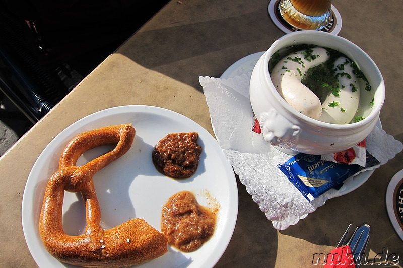 Weisswurst & Breze in Augsburg