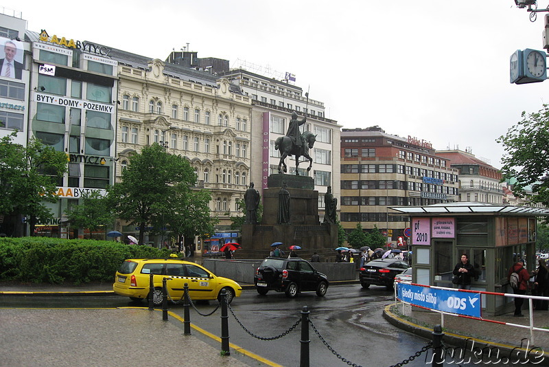 Wenceslas Square in Prag, Tschechien