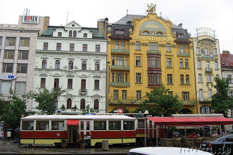 Wenceslas Square in Prag, Tschechien