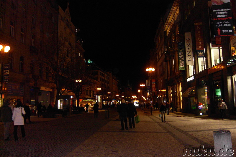 Wenceslas Square in Prag, Tschechien