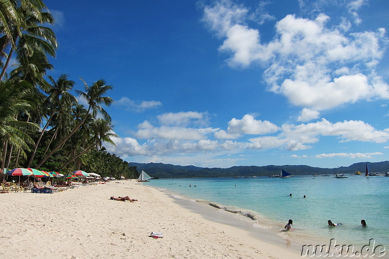 White Beach auf Boracay, Philippinen