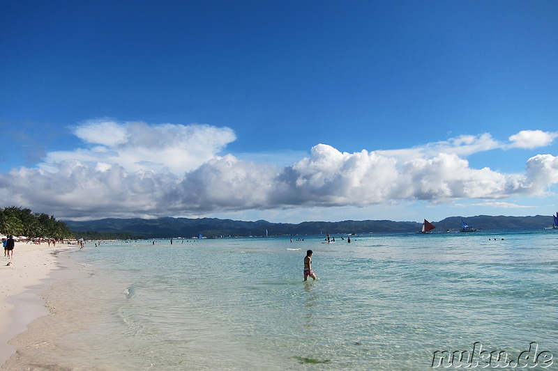 White Beach auf Boracay, Philippinen