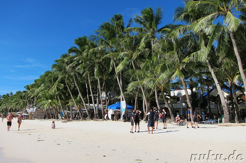 White Beach auf Boracay, Philippinen