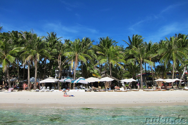 White Beach auf Boracay, Philippinen