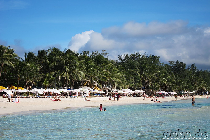 White Beach auf Boracay, Philippinen