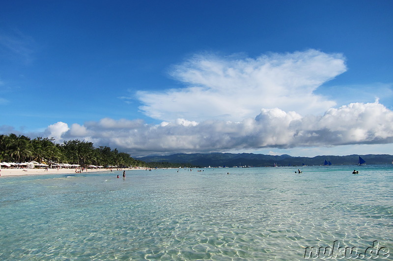 White Beach auf Boracay, Philippinen