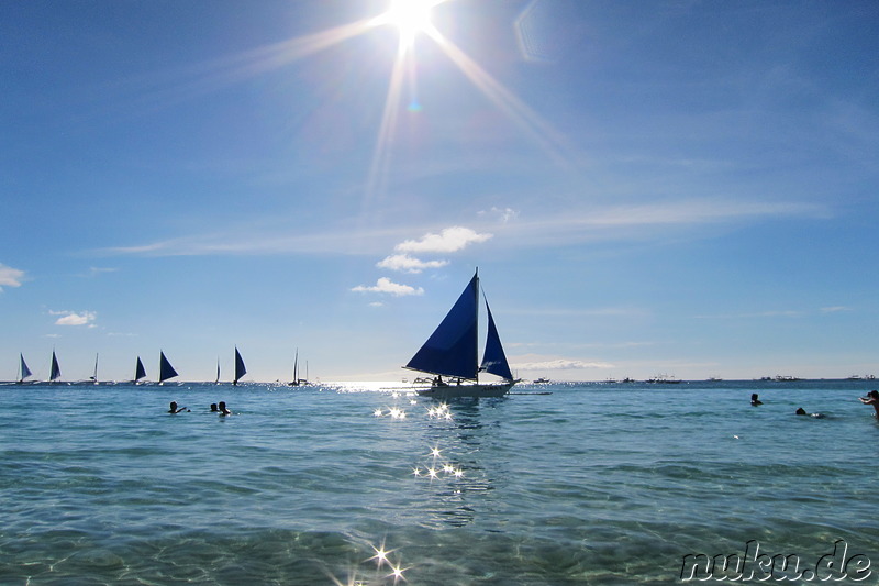 White Beach auf Boracay, Philippinen