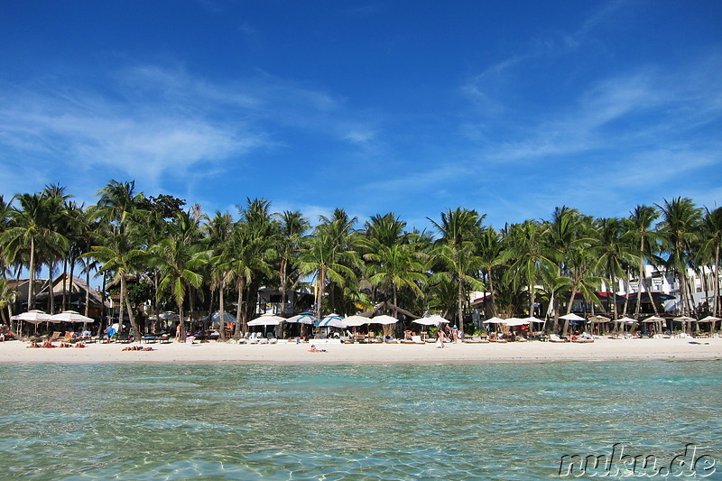 White Beach auf Boracay, Philippinen