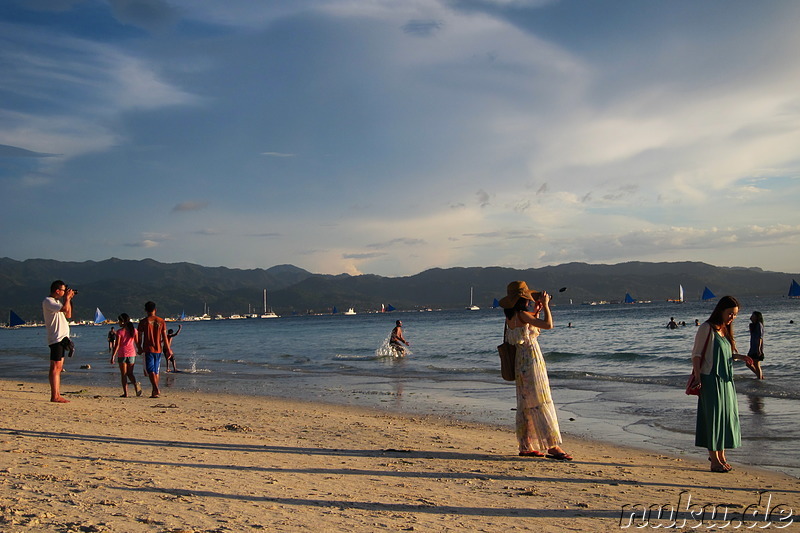 White Beach auf Boracay, Philippinen