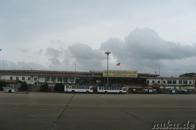 Yangon International Airport in Myanmar