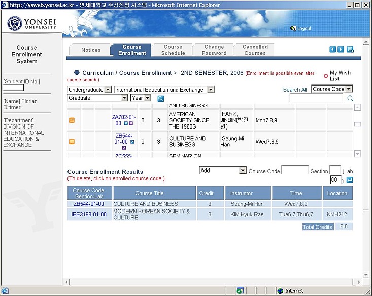 Yonsei Portal System