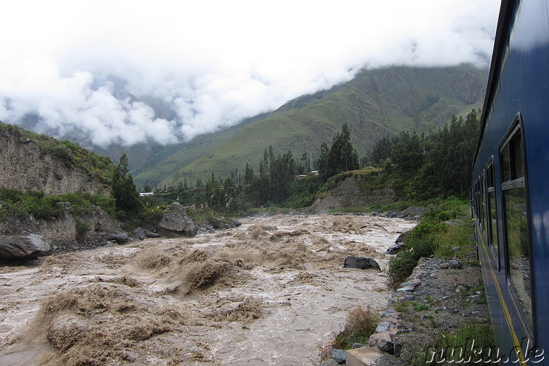 Zugfahrt nach Aguas Calientes, Peru