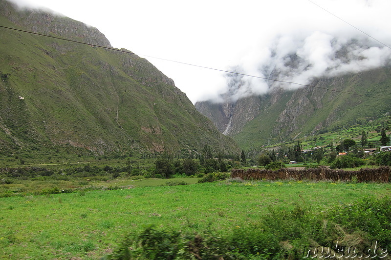 Zugfahrt nach Aguas Calientes, Peru